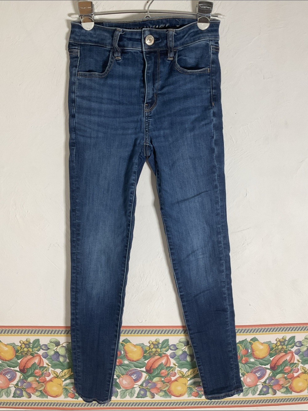 American Eagle Ne(x)t Level Stretch Hi Rise Jegging Jeans Size 4R Blue